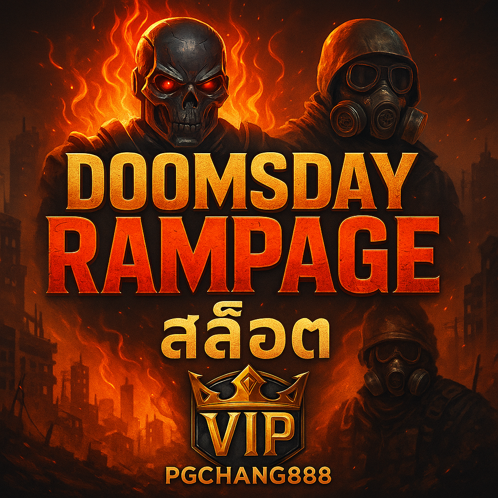 DOOMSDAY RAMPAGE สล็อตวันสิ้นโลกแจกโบนัสเดือดจาก PGCHANG888