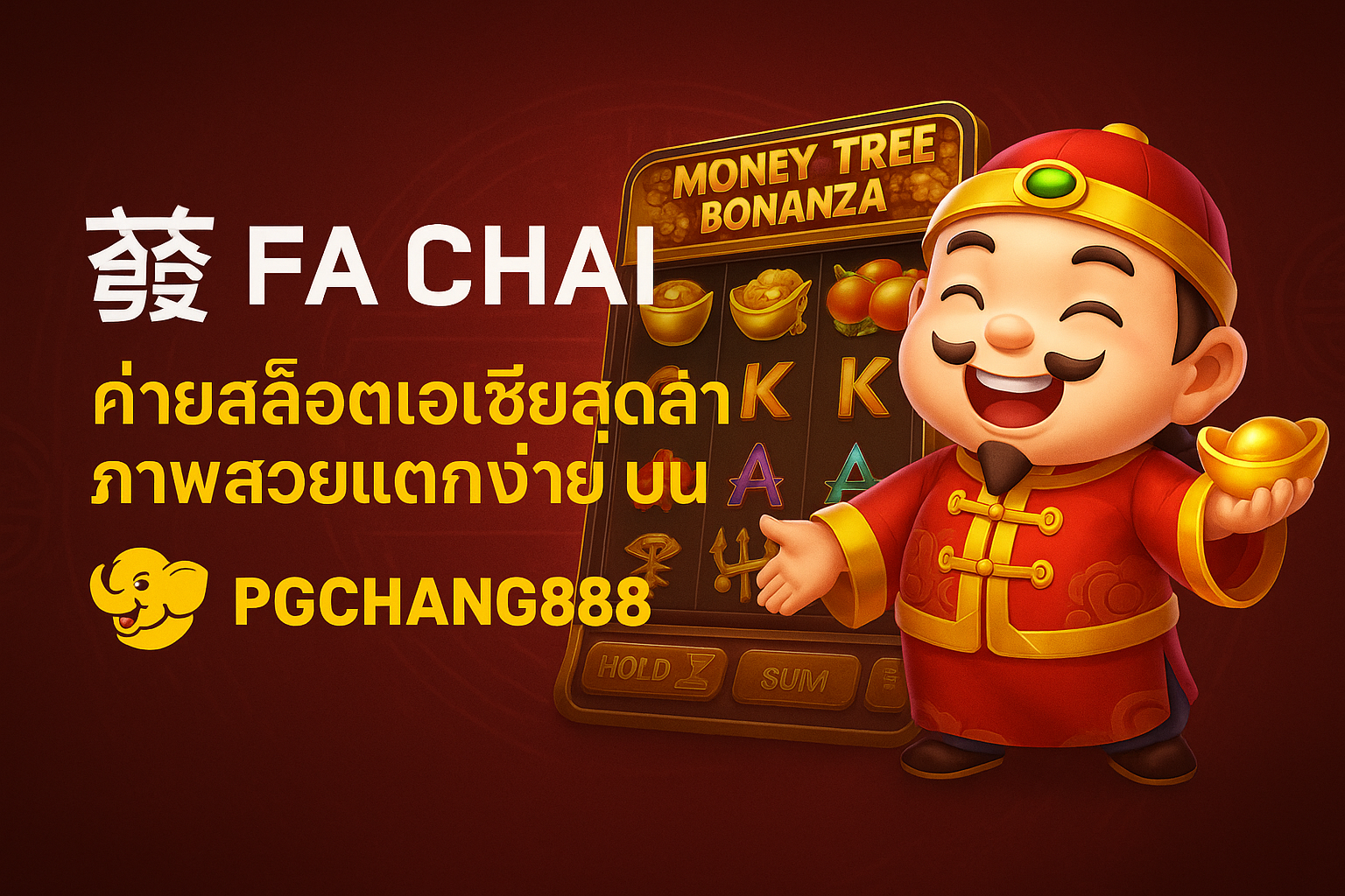 FA CHAI ค่ายสล็อตเอเชียสุดล้ำ ภาพสวยแตกง่าย บน PGCHANG888