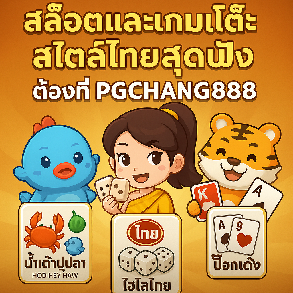 KINGMAKER สล็อตและเกมโต๊ะสไตล์ไทยสุดปัง ต้องที่ PGCHANG888