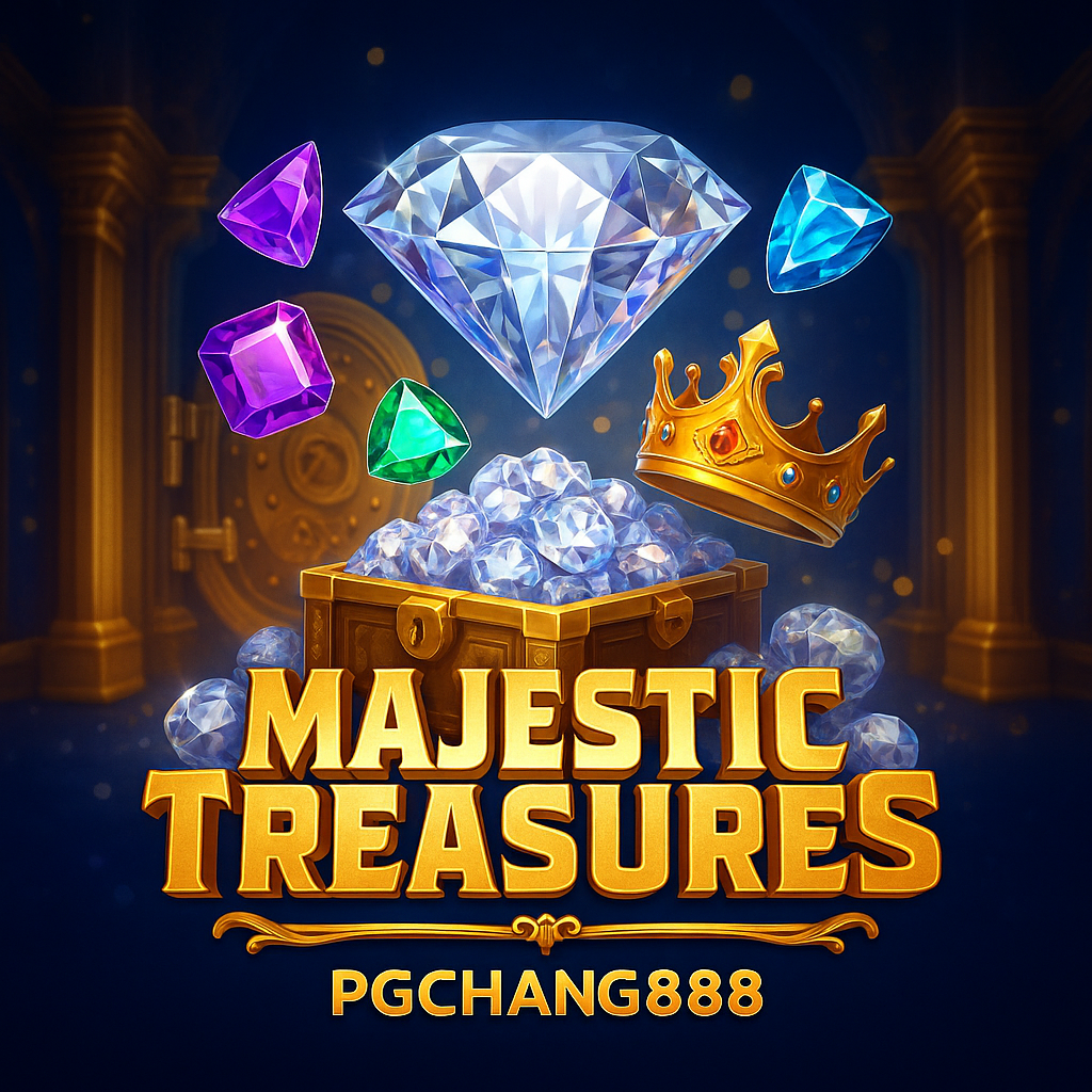 Majestic Treasures สล็อตอัญมณีราชวัง แตกง่าย | PGCHANG888