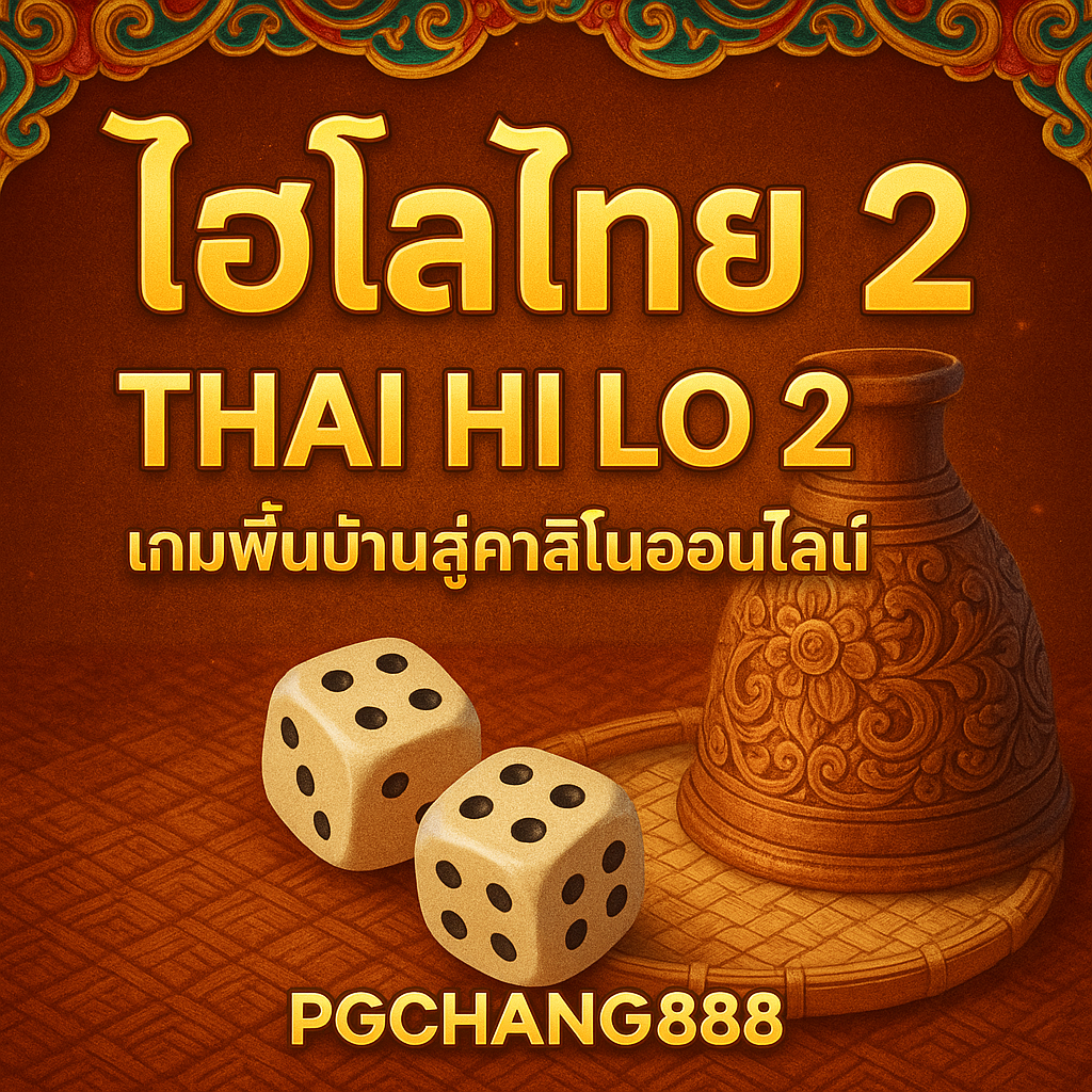 ไฮโลไทย 2 เกมพื้นบ้านสู่คาสิโนออนไลน์ PGCHANG888