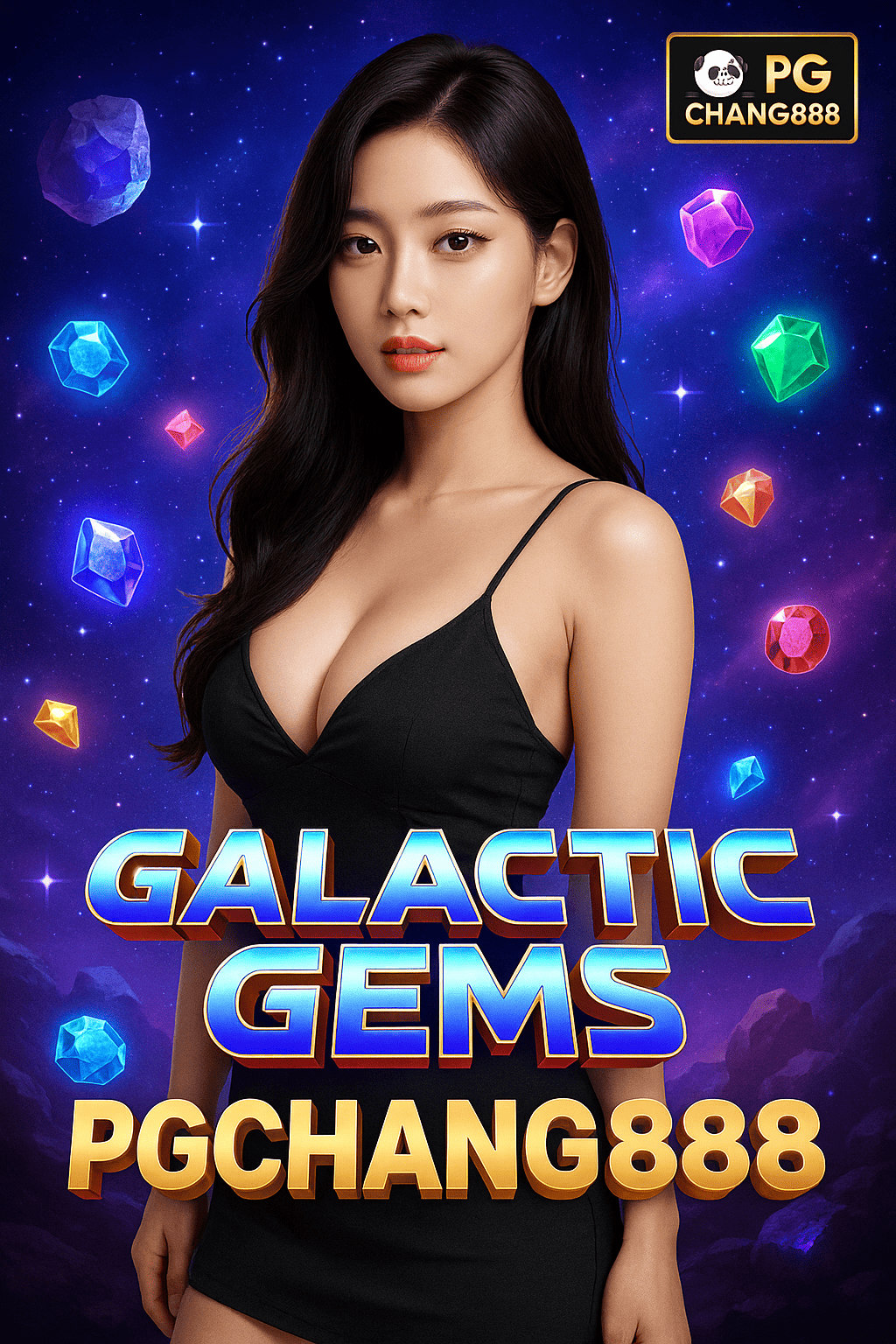 GALACTIC GEMS สล็อตอัญมณีจักรวาล เกมดังจาก PGCHANG888 โบนัสแตกง่าย