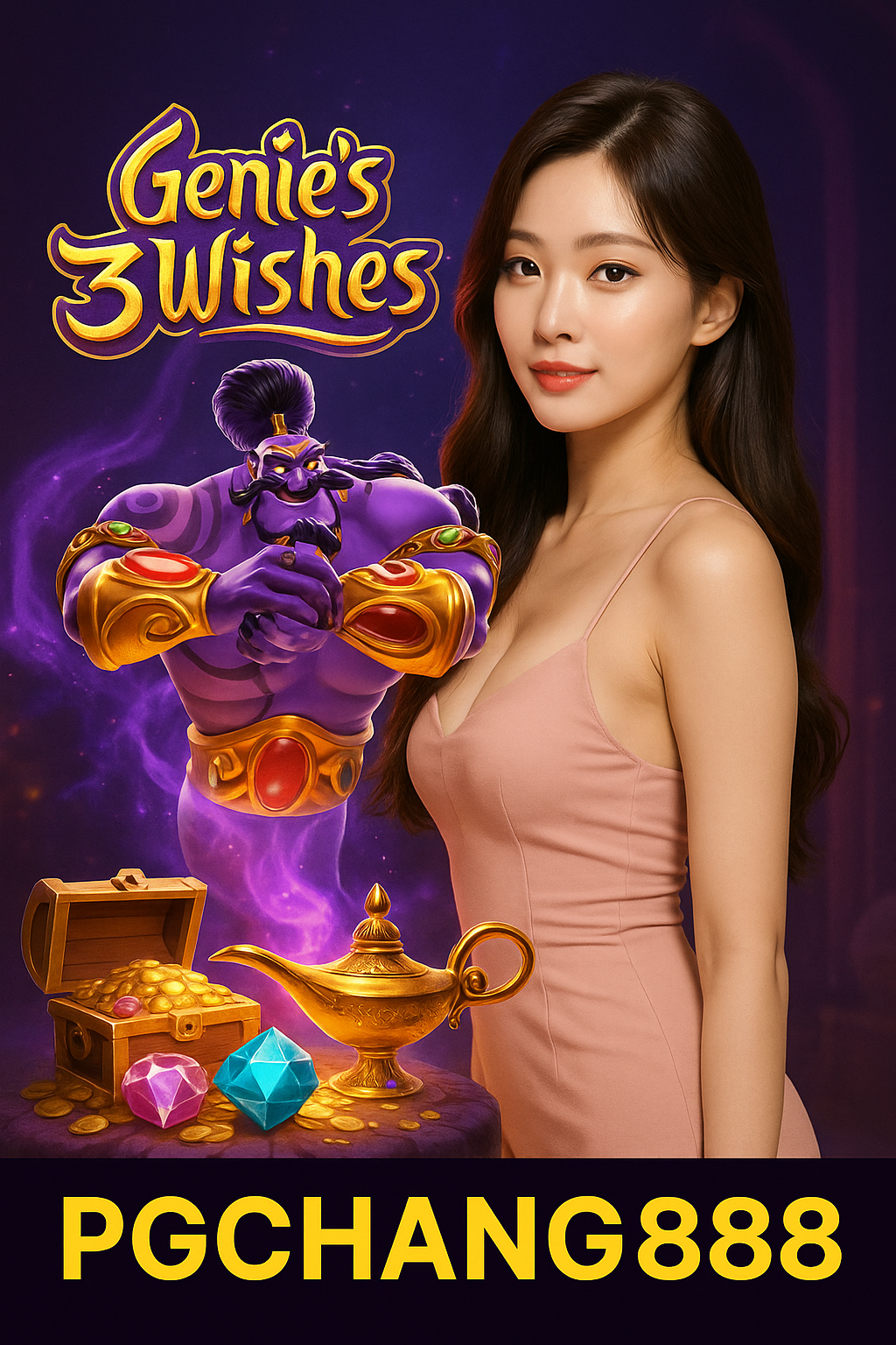GENIE’S 3 WISHES สล็อตจินนี่แห่งความปรารถนา PGCHANG888