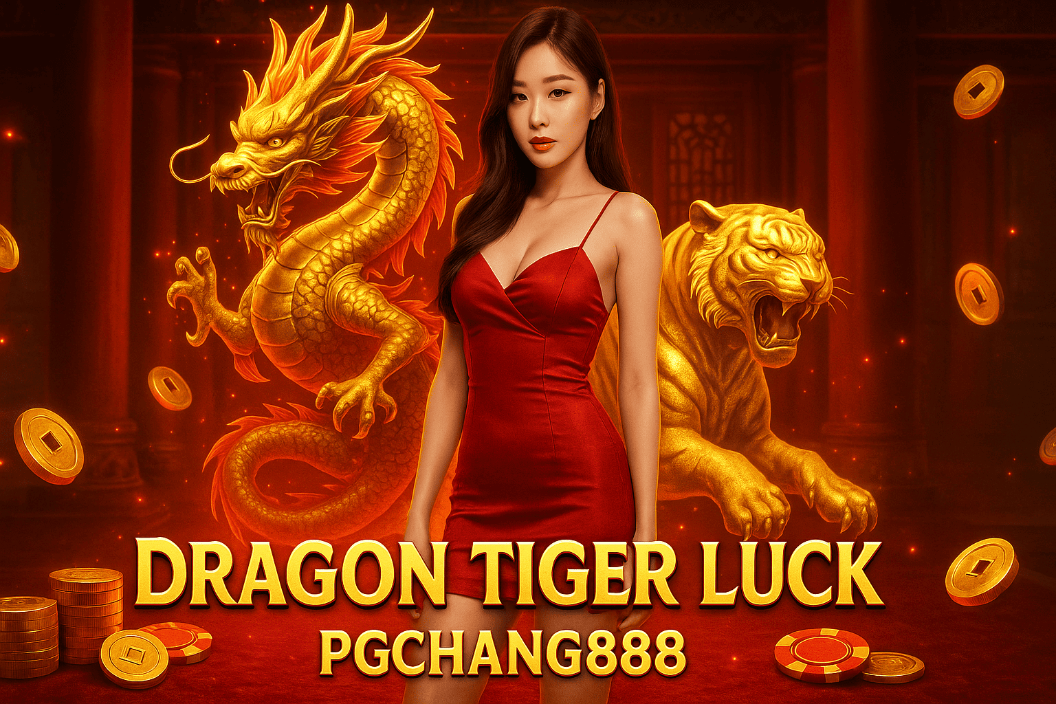 Dragon Tiger Luck สล็อตมังกรพยัคฆ์โชคลาภแตกง่าย PGCHANG888