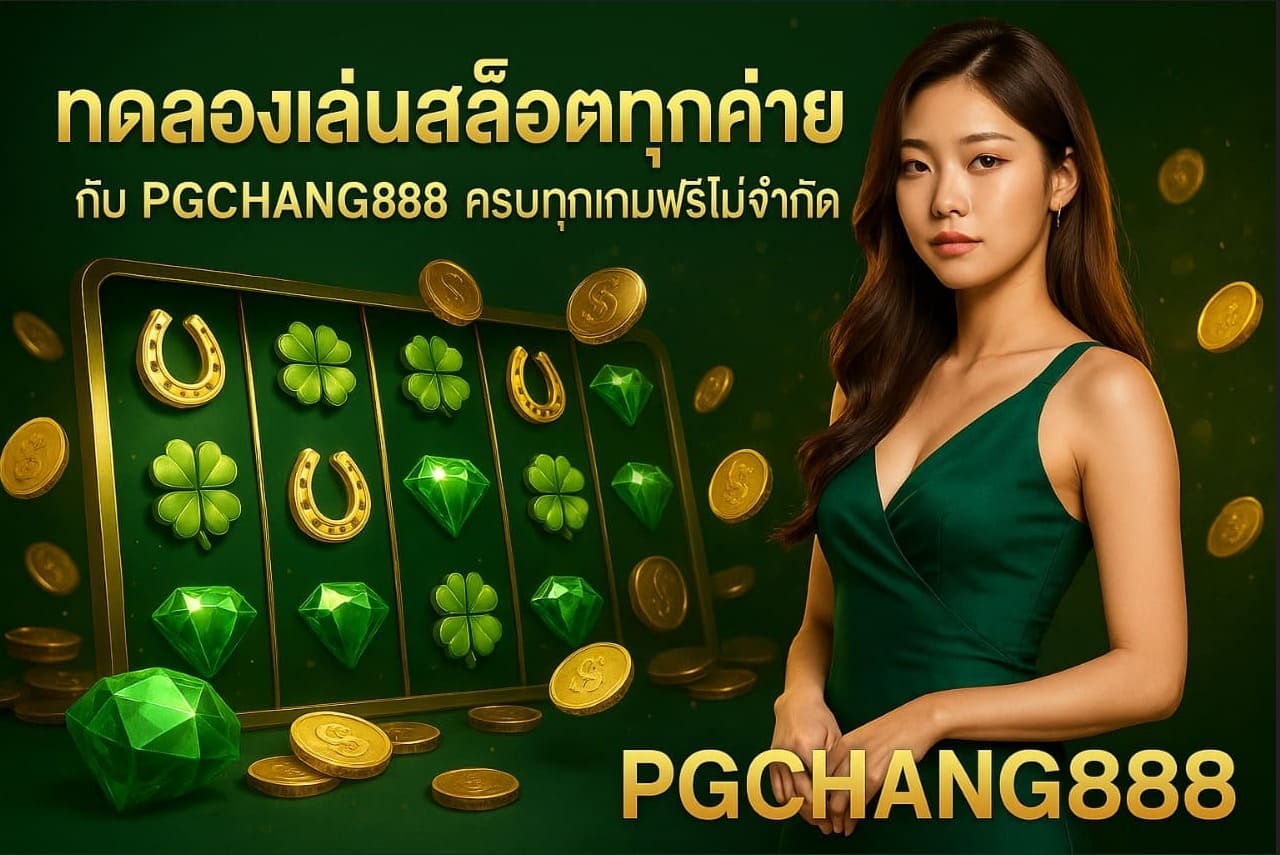 ทดลองเล่นสล็อตทุกค่ายกับ PGCHANG888 ครบทุกเกมฟรีไม่จำกัด